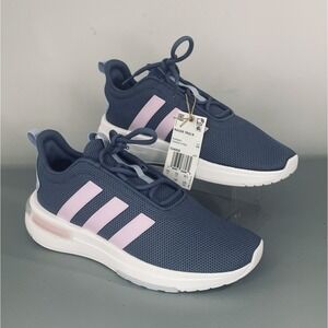 Adidas Running Shoes Racer‎ TR23 K Size 6 Women's IG4908 Blue/Pink NEW No Box
